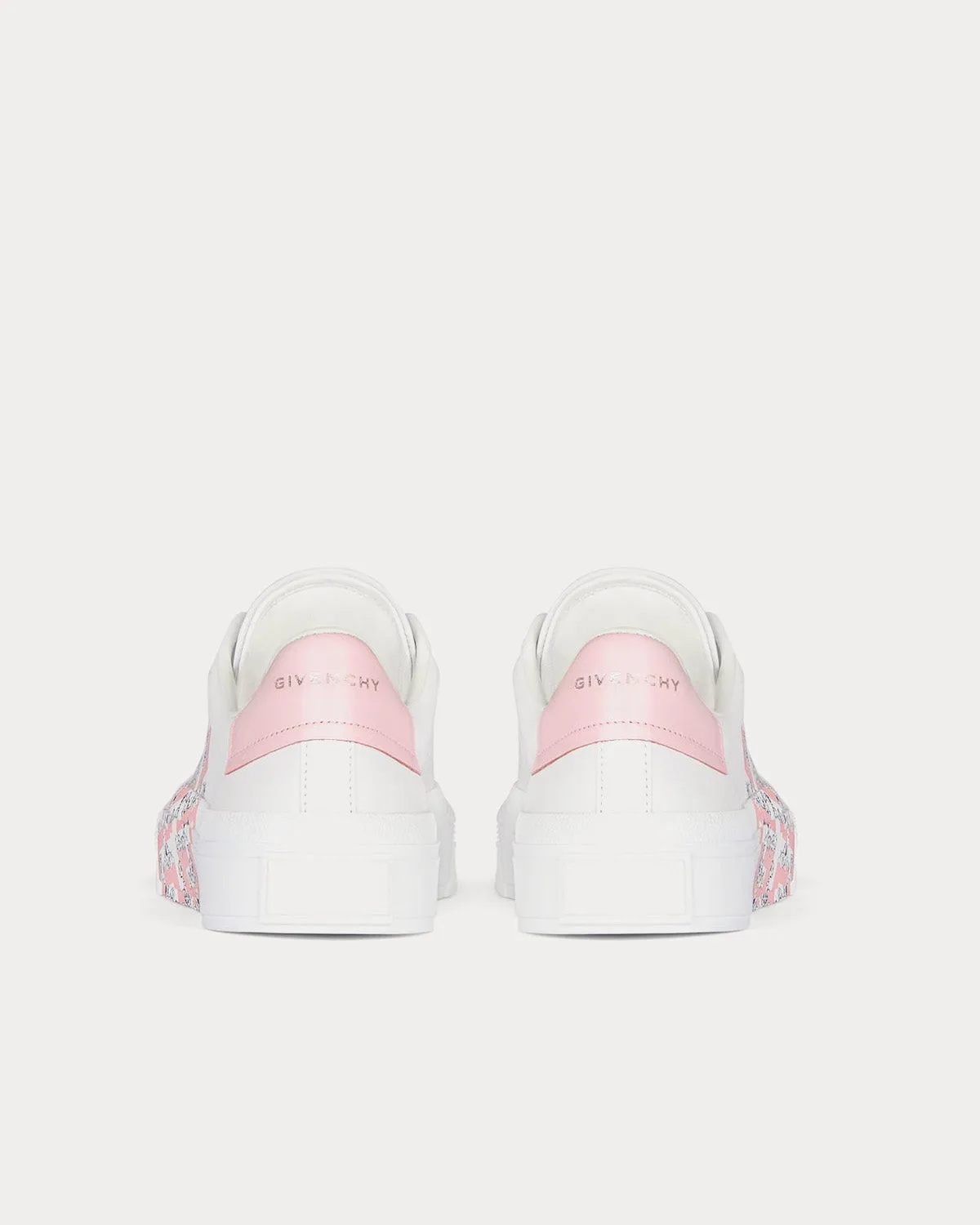 101 Dalmatians City Sport Leather White / Pink Low Top Sneakers