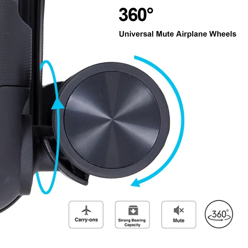 3-Pack: Lightweight Suitcases with TSA Lock