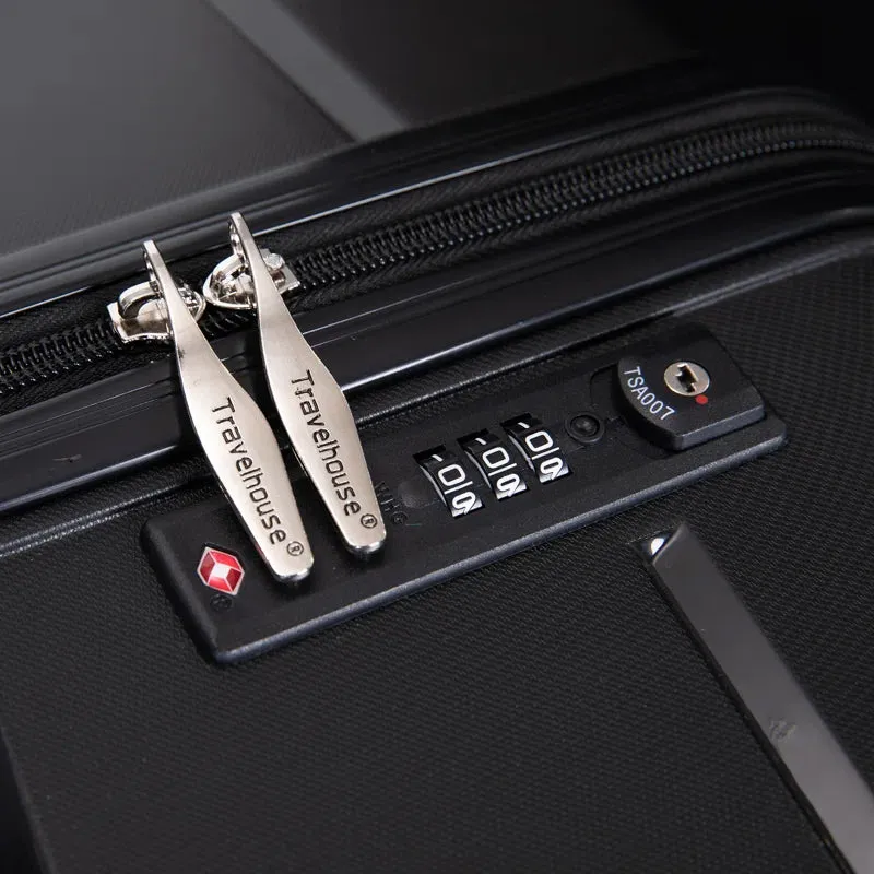 3-Pack: Lightweight Suitcases with TSA Lock