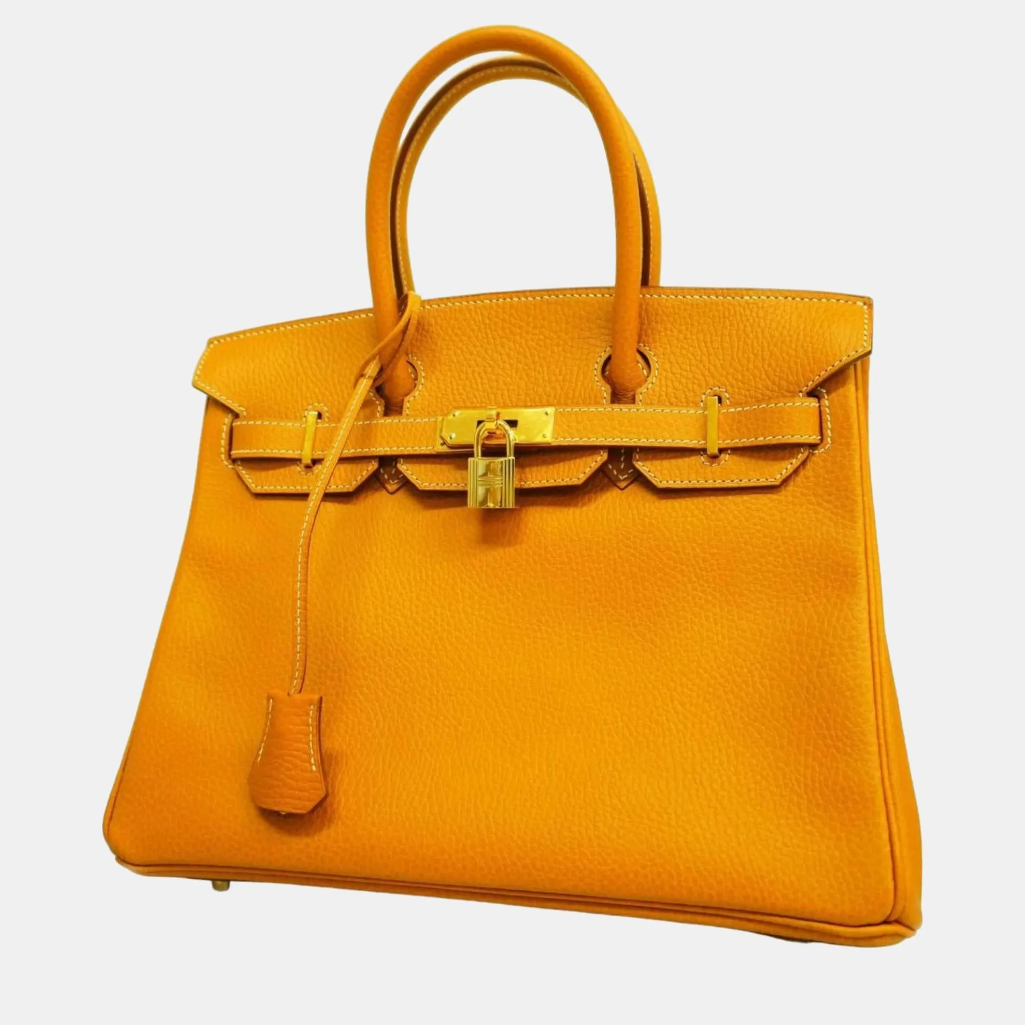 Ardennes Natural  Birkin 30 C engraved Ladies Handbag