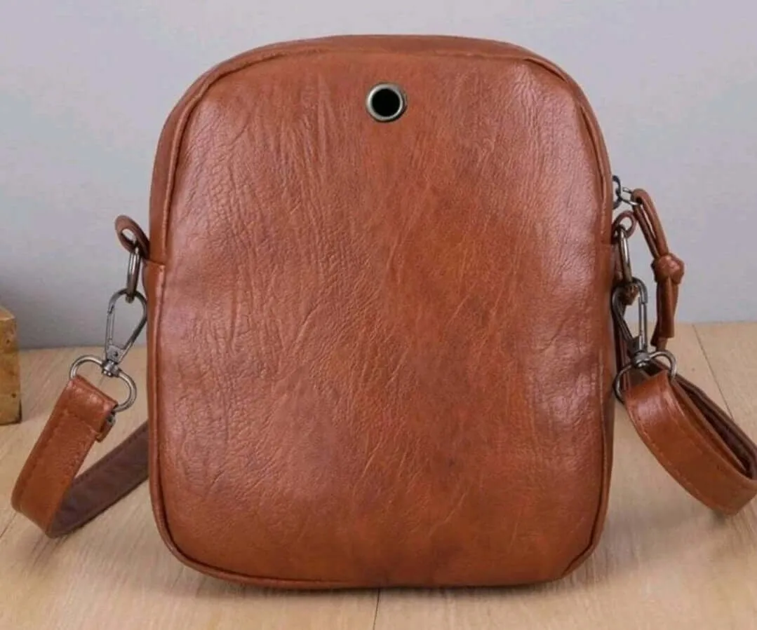 Bag - Crossbody - brown leather 1