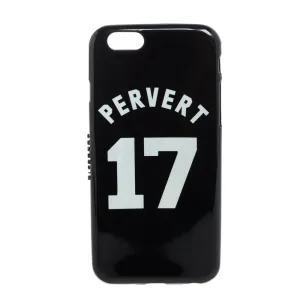 Black Plastic Pervert 17 Print iPhone 6 Case