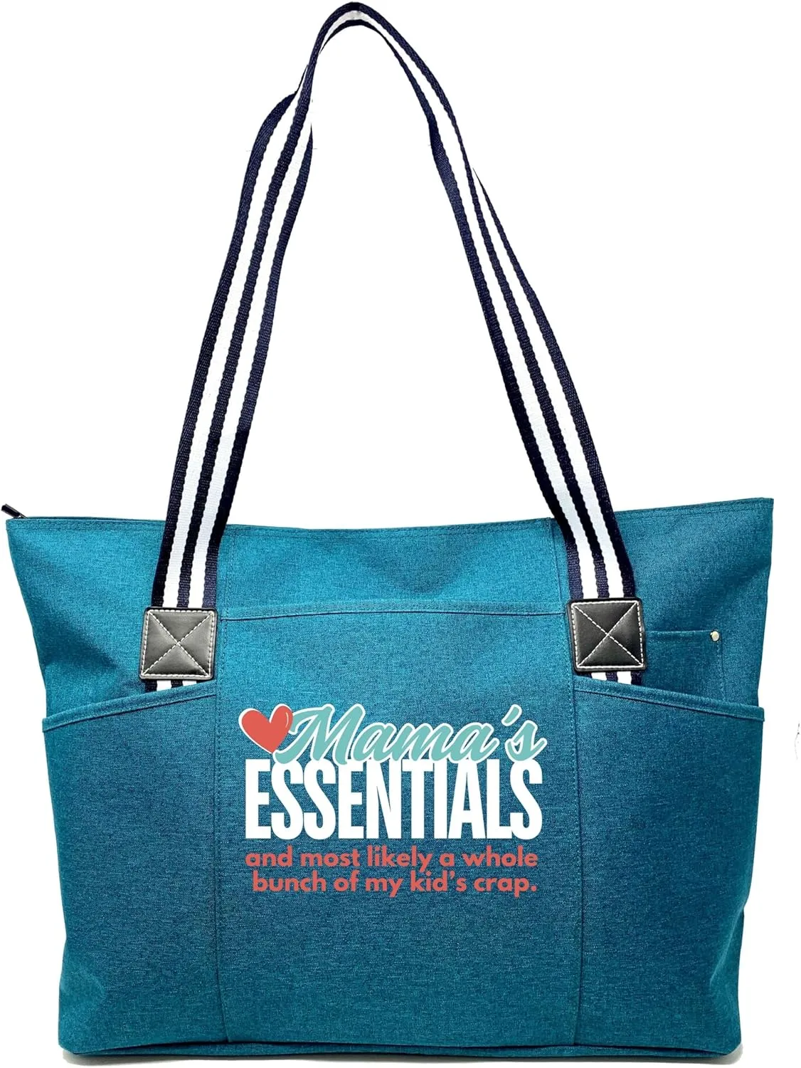 Brooke & Jess Designs Mom Bags for Everyday - Bags for Women with Zipper, Large Stylish Travel Bag, Work Bag