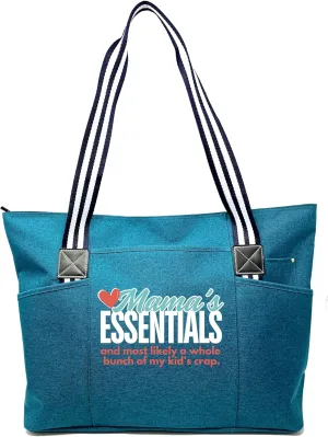 Brooke & Jess Designs Mom Bags for Everyday - Bags for Women with Zipper, Large Stylish Travel Bag, Work Bag