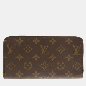 Brown Monogram Canvas Zippy Wallet