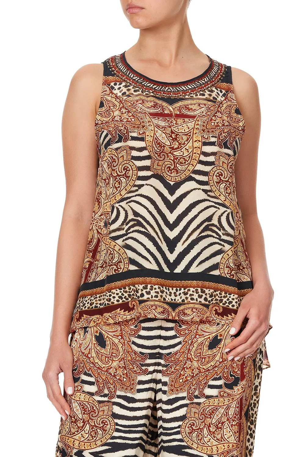 BUTTON BACK TOP WILD FIRE