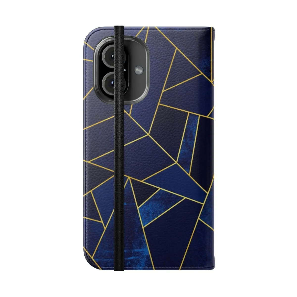 Chic Abstract Geometry Flip Cover Phone Case
