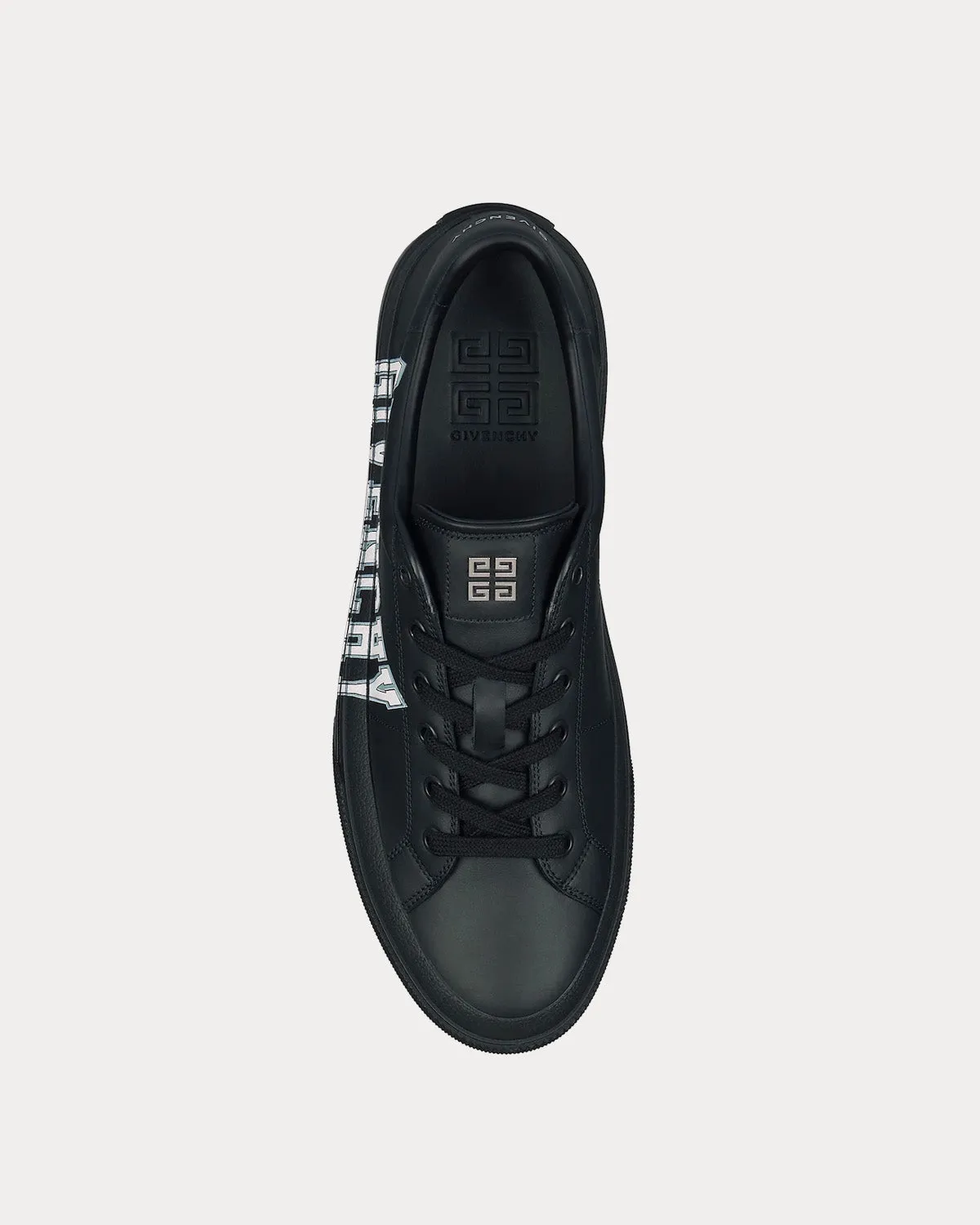 City Sport Leather Black / White Low Top Sneakers
