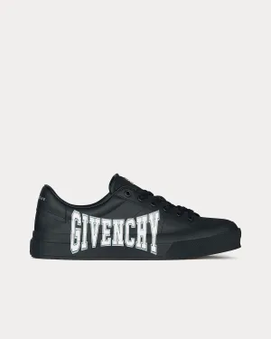City Sport Leather Black / White Low Top Sneakers