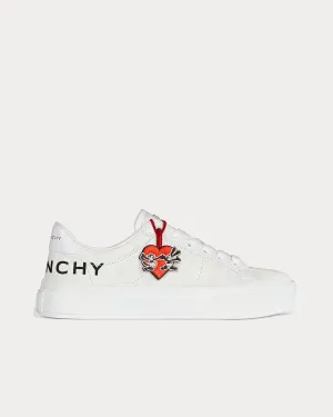 City Sport Oswald Leather White Low Top Sneakers