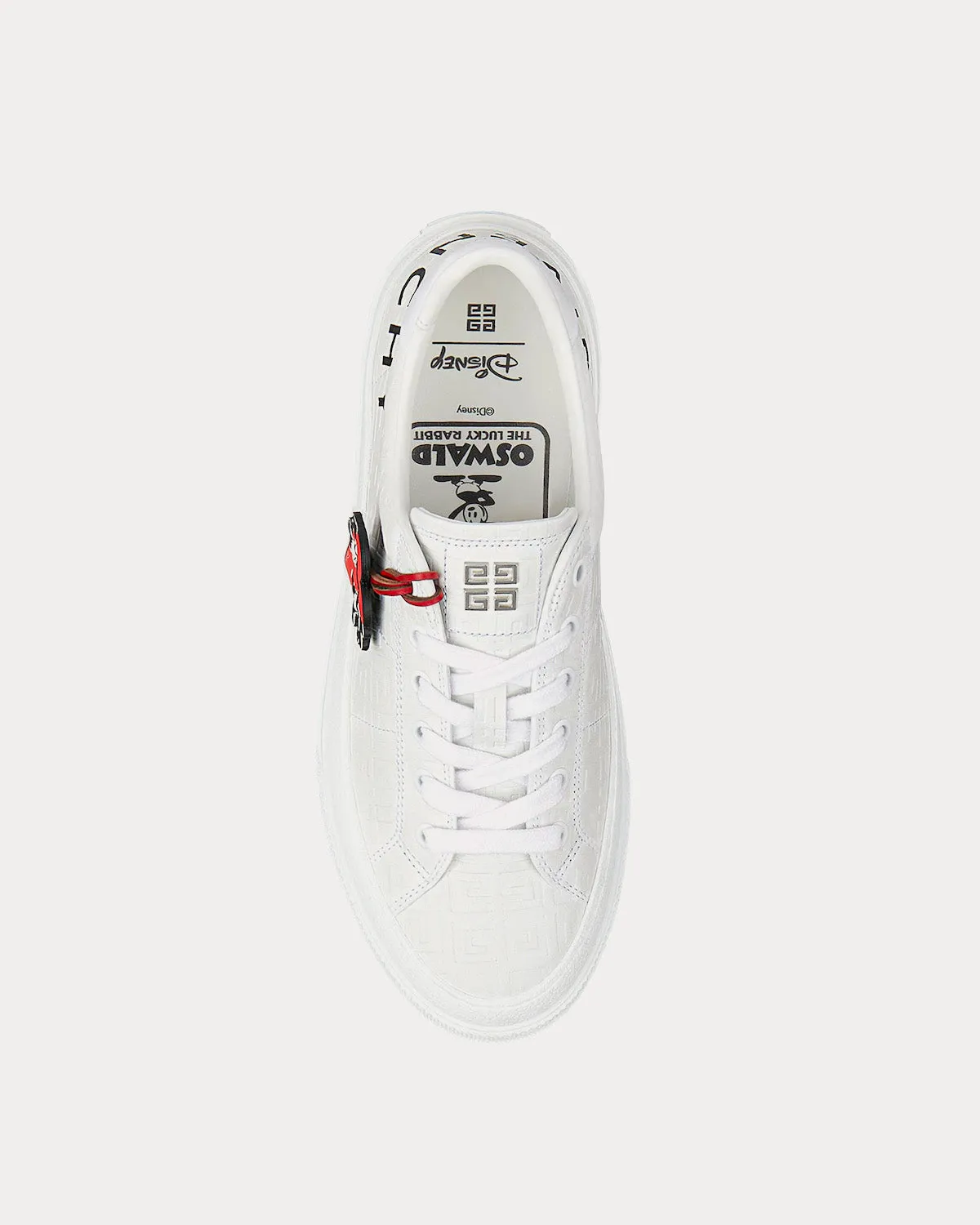 City Sport Oswald Leather White Low Top Sneakers