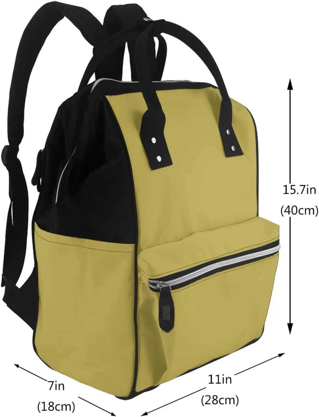 Diaper Bag Backpack For Women, Brass Waterproof Multifunction Travel Pack Maternity Baby Changing Bags, Nappy Baby Bags With Multi-Function For Baby