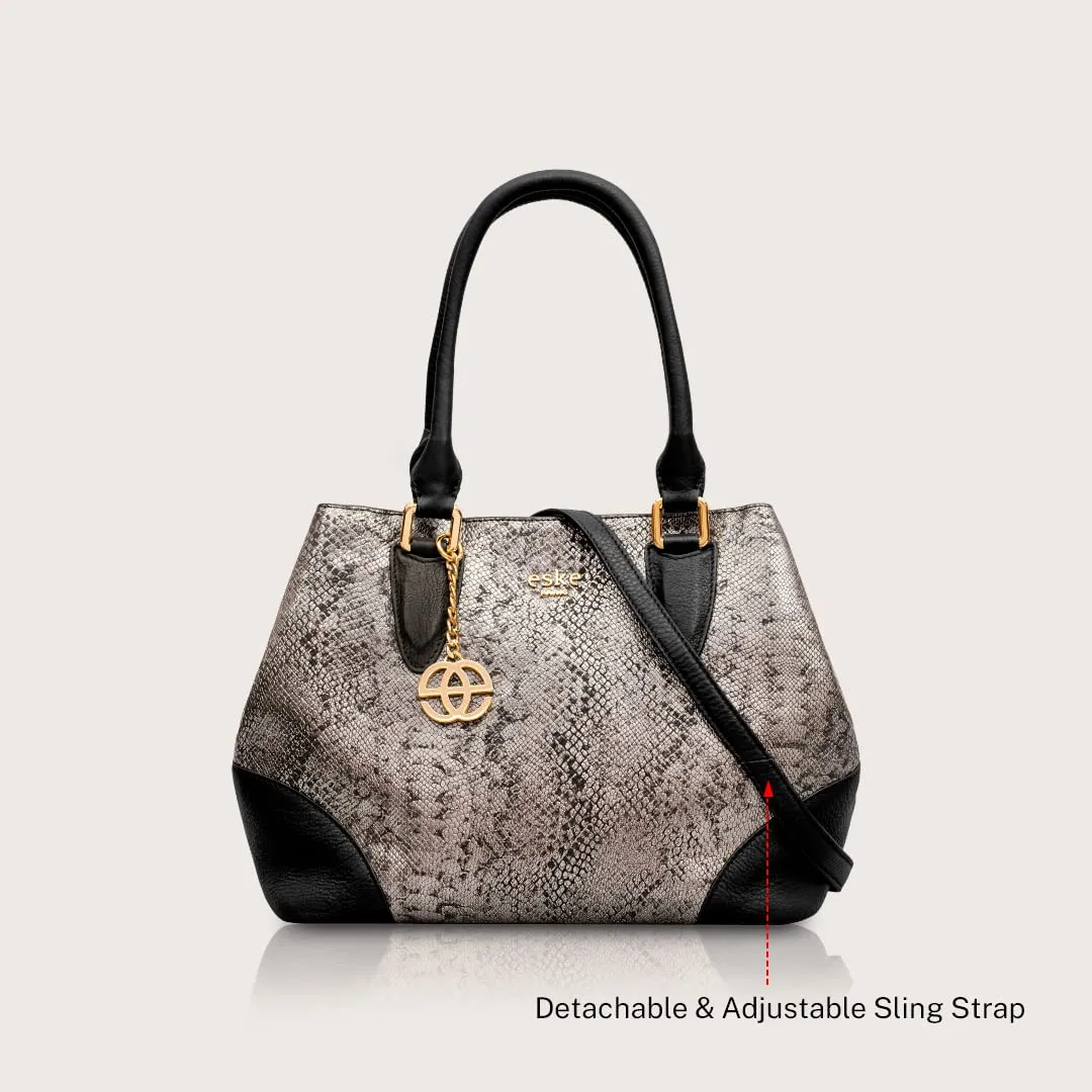 eske Corine Handbag For Women (Black Cosmos)
