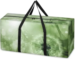 Extra Large Moving Bags Dandelion Theme Storage Bags with Handles and Zippers Large Packing Bags for Space Saving Storage Totes Moving Supplies