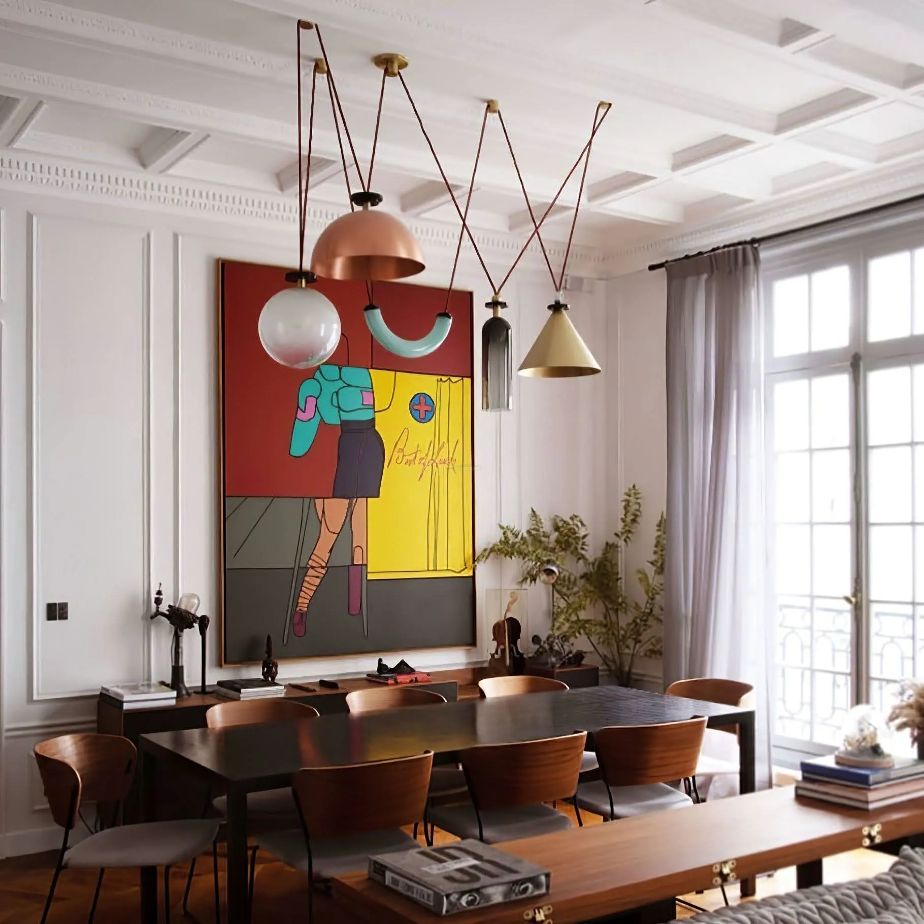 Geometric Art Modern Chandelier