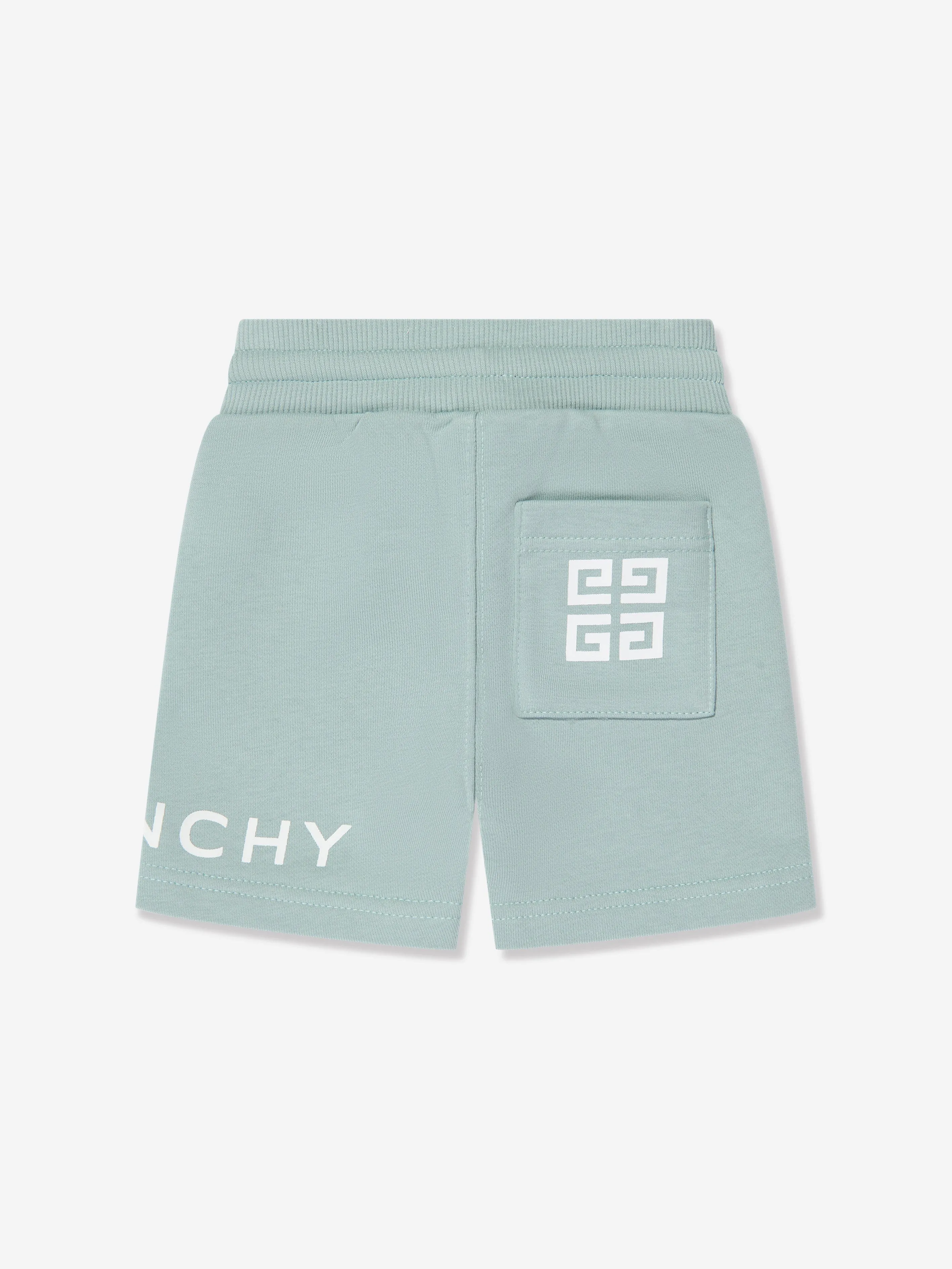 Givenchy Baby Boys Logo Shorts in Blue
