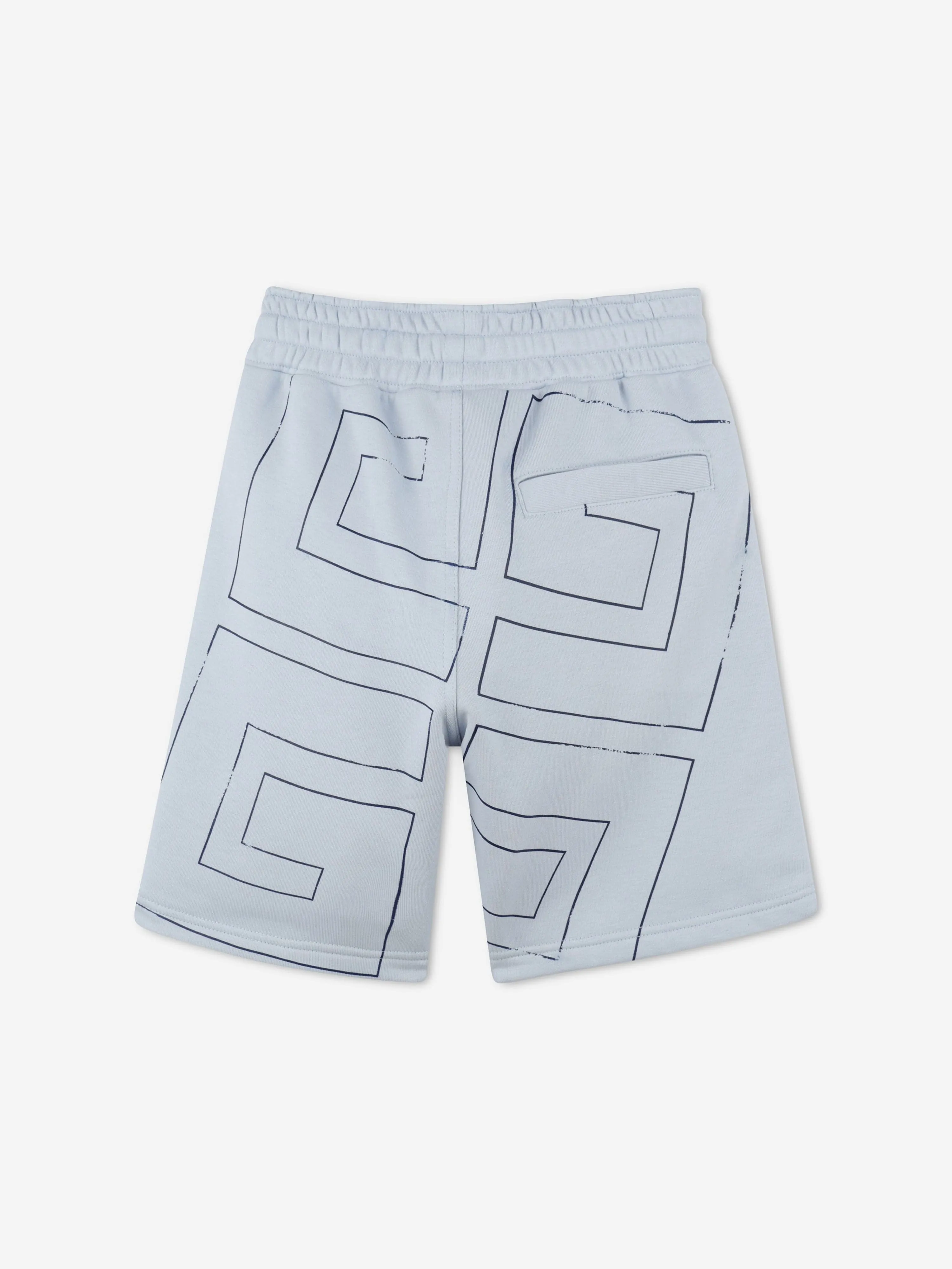 Givenchy Boys Logo Shorts in Blue