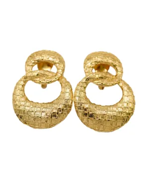 Givenchy gold door knocker quilted clips AEL1137