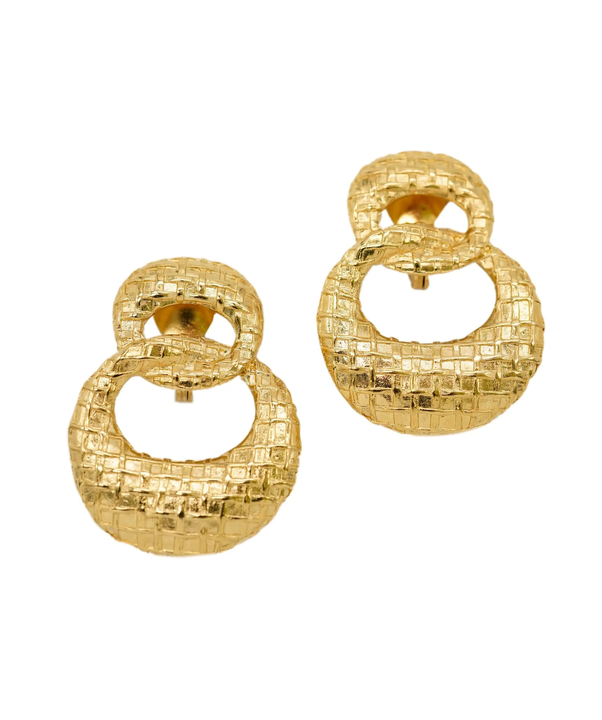 Givenchy gold door knocker quilted clips AEL1137
