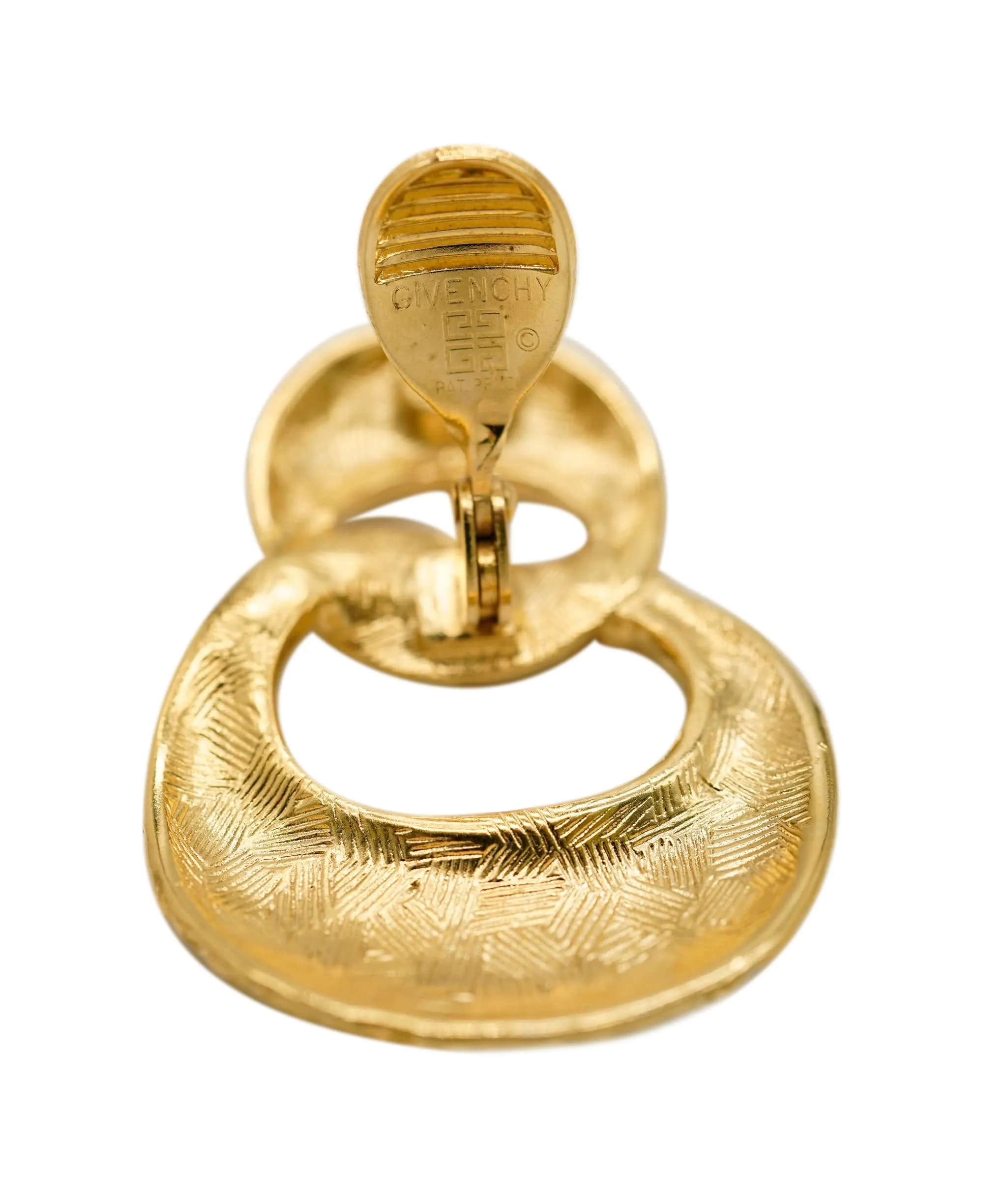 Givenchy gold door knocker quilted clips AEL1137