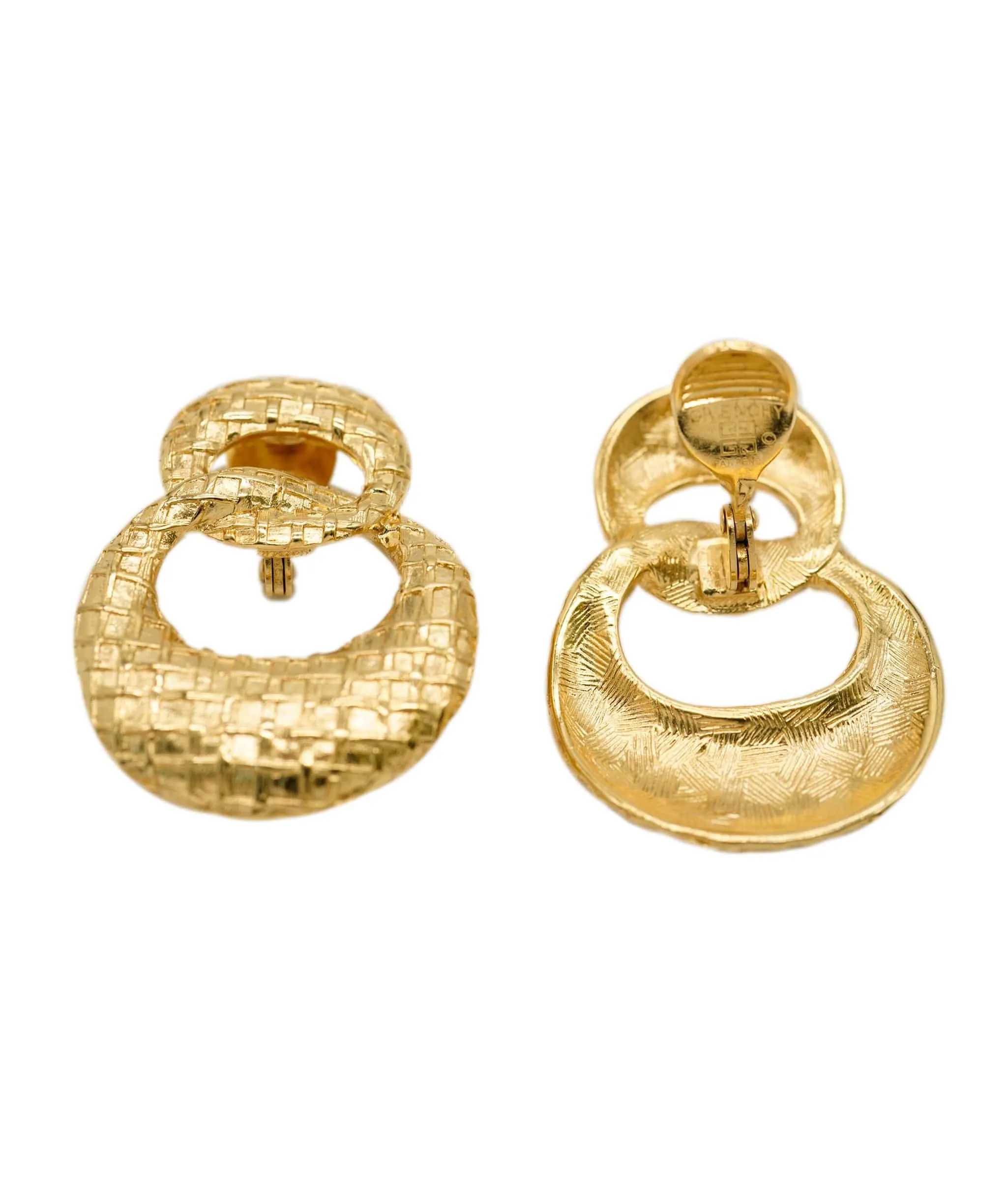 Givenchy gold door knocker quilted clips AEL1137
