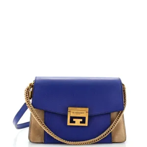 GIVENCHY GV3 Flap Bag Leather with Suede Small