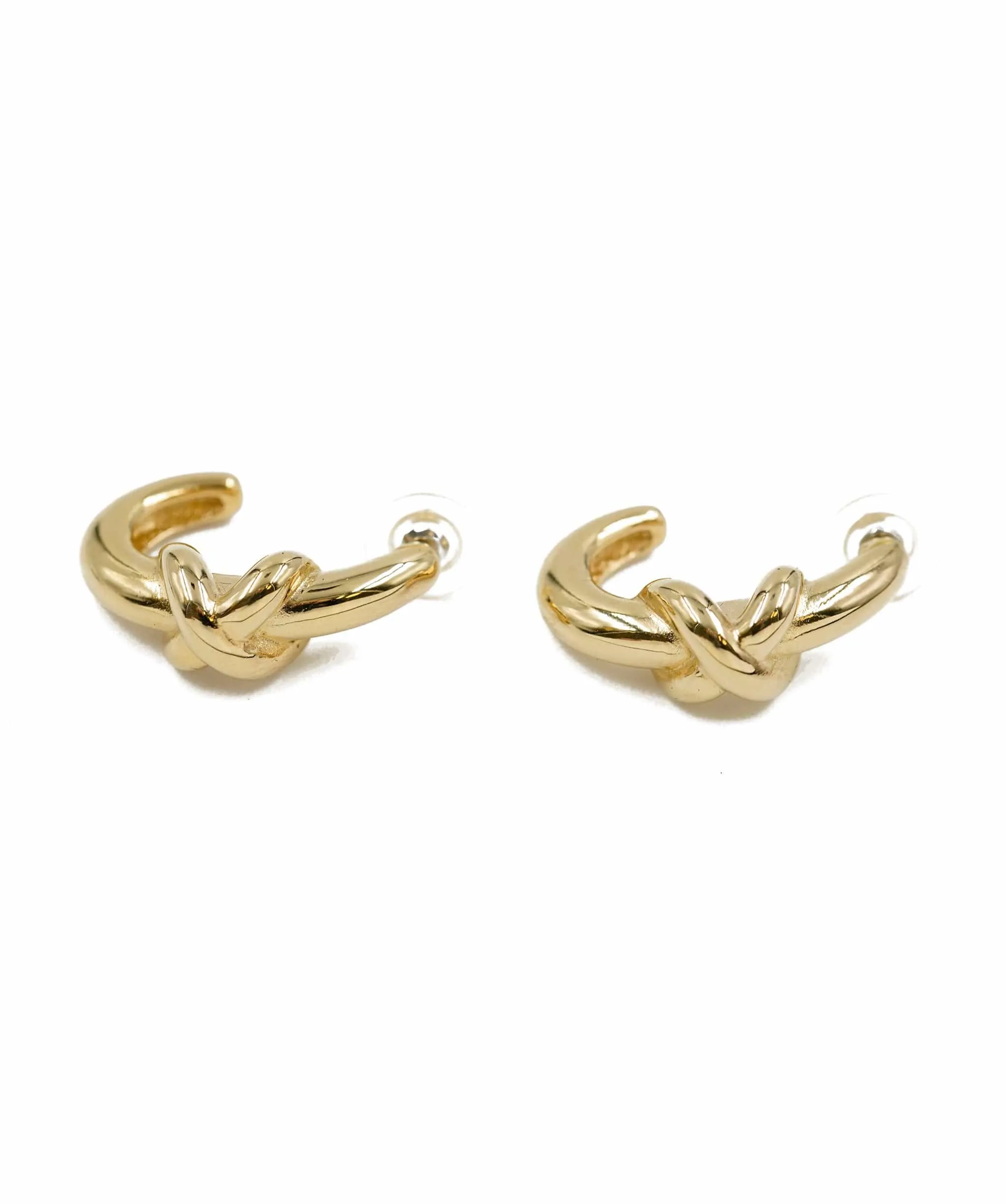 Givenchy half moon cross stitch studs, with tag AEL1103