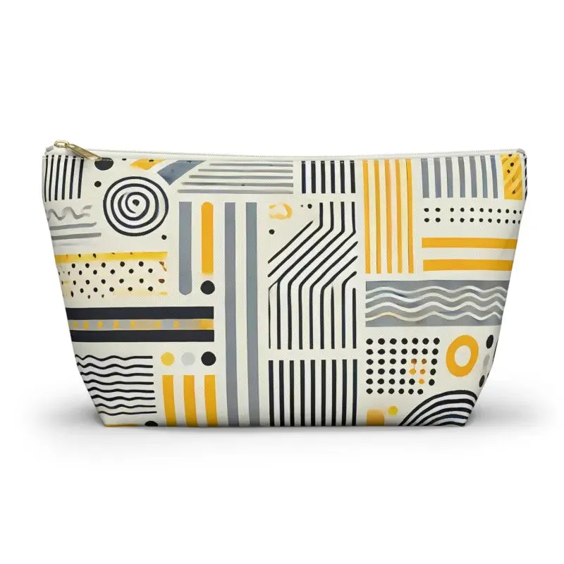 Grey Geometric Pattern Bags Statement Pieces