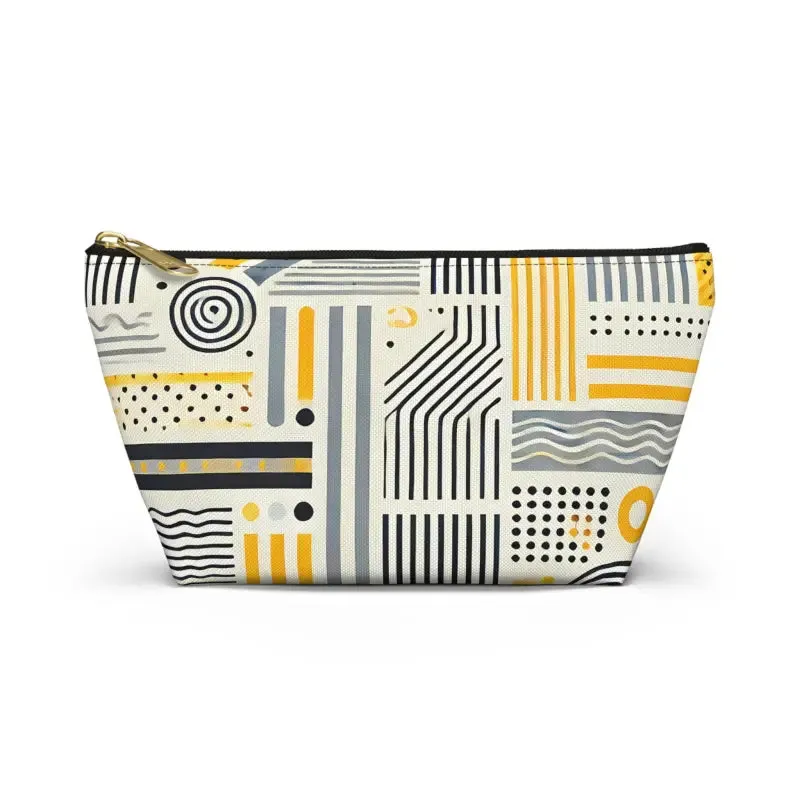 Grey Geometric Pattern Bags Statement Pieces