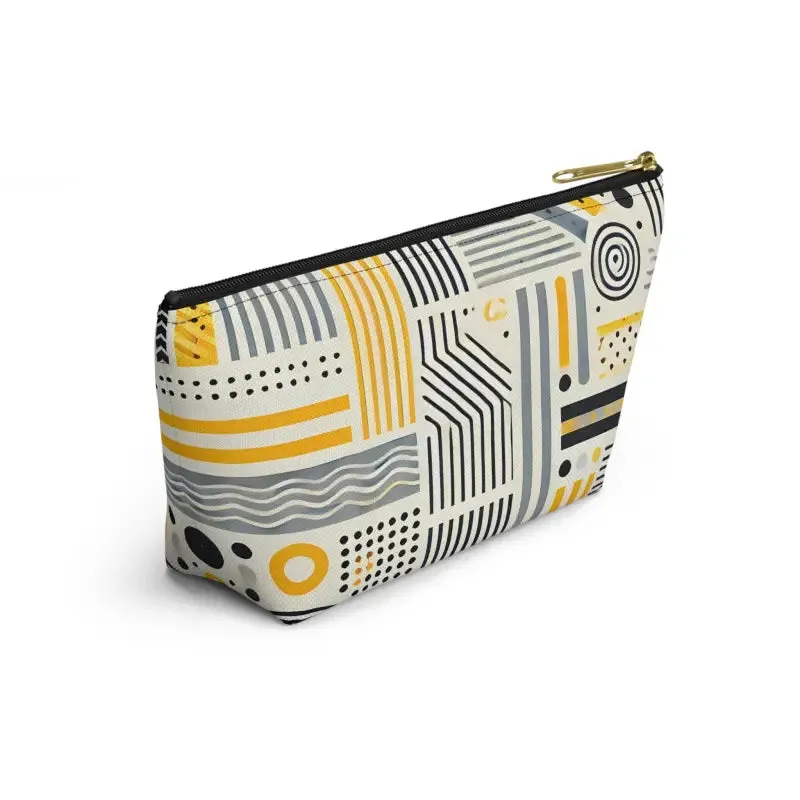 Grey Geometric Pattern Bags Statement Pieces