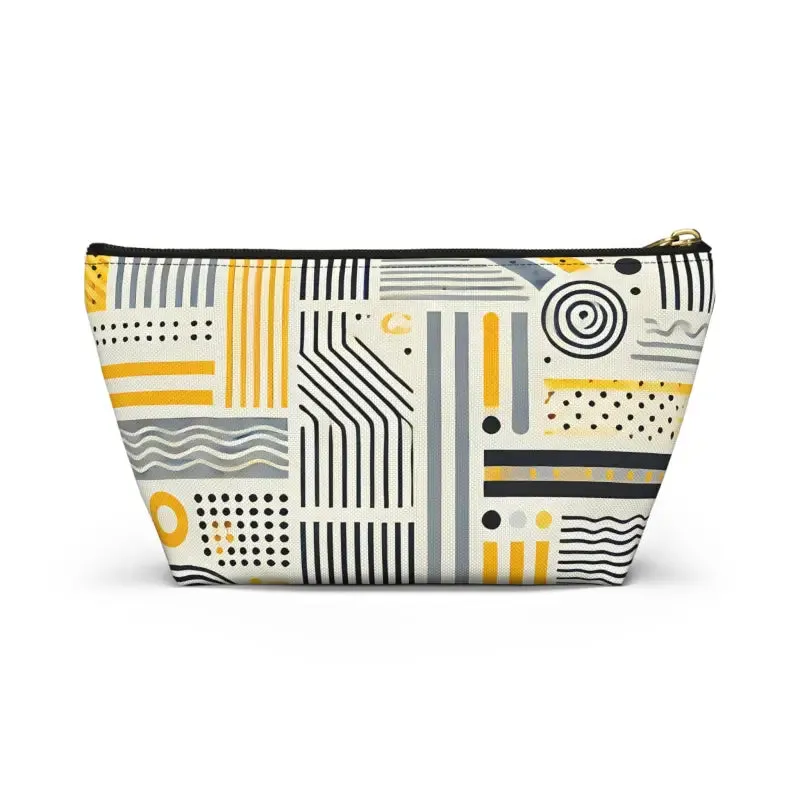 Grey Geometric Pattern Bags Statement Pieces