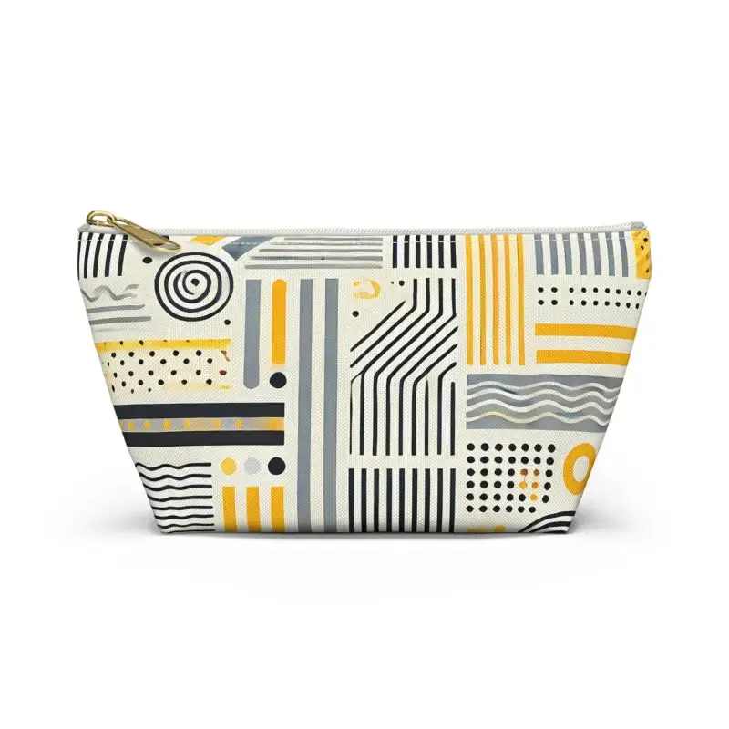 Grey Geometric Pattern Bags Statement Pieces