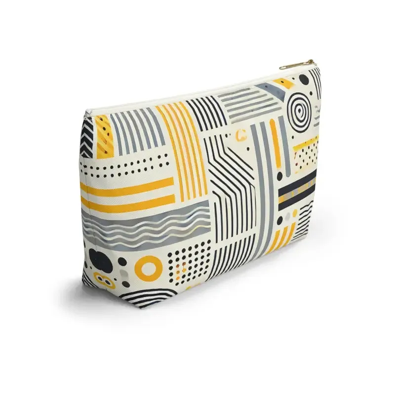 Grey Geometric Pattern Bags Statement Pieces