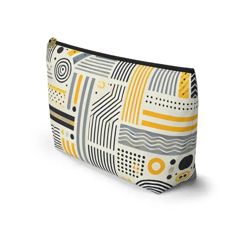 Grey Geometric Pattern Bags Statement Pieces