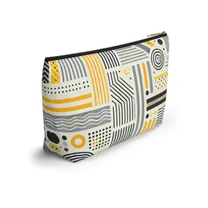 Grey Geometric Pattern Bags Statement Pieces