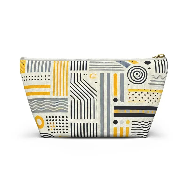Grey Geometric Pattern Bags Statement Pieces