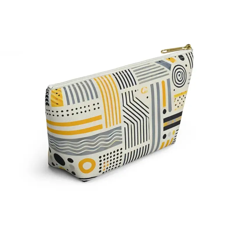 Grey Geometric Pattern Bags Statement Pieces