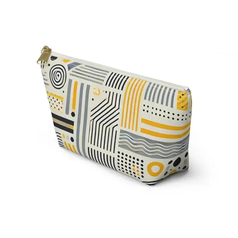 Grey Geometric Pattern Bags Statement Pieces