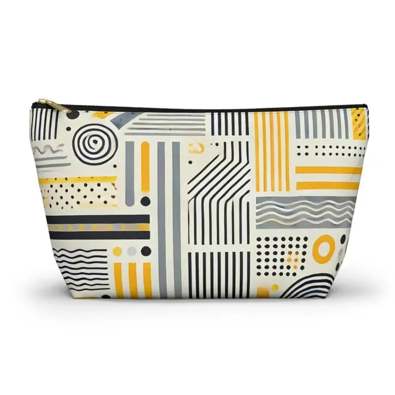 Grey Geometric Pattern Bags Statement Pieces