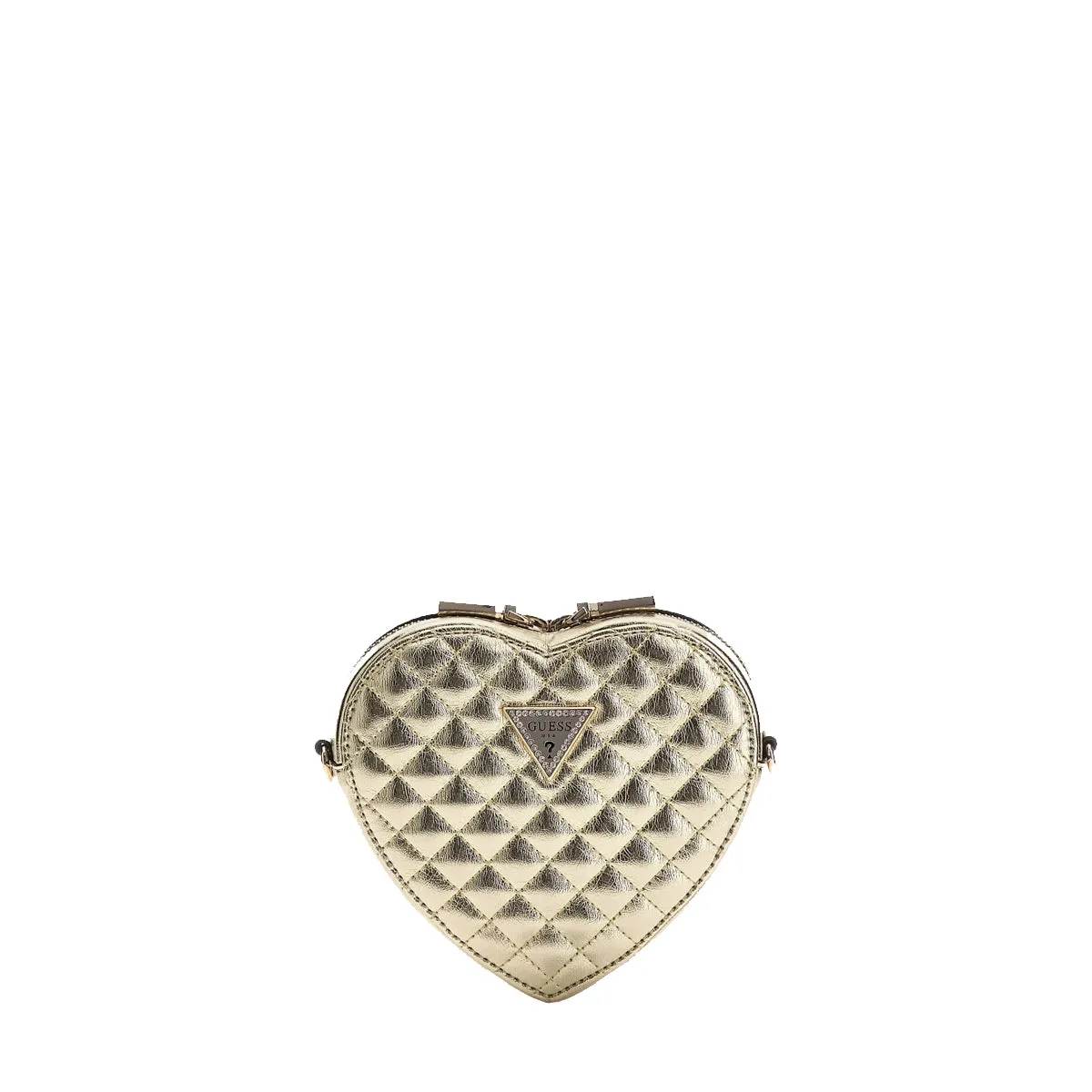 Guess - Twiller Heart Gold Crossbody Bag - HWMG9310770 - GOLD