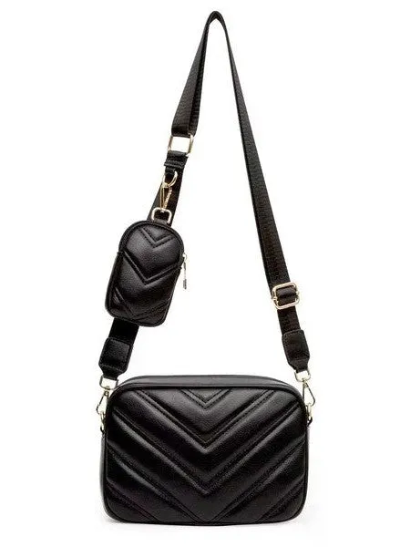 Happy Bag, Happy Soul Quilted Crossbody with Mini Coin Purse