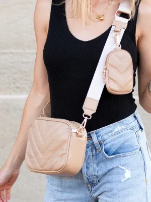 Happy Bag, Happy Soul Quilted Crossbody with Mini Coin Purse
