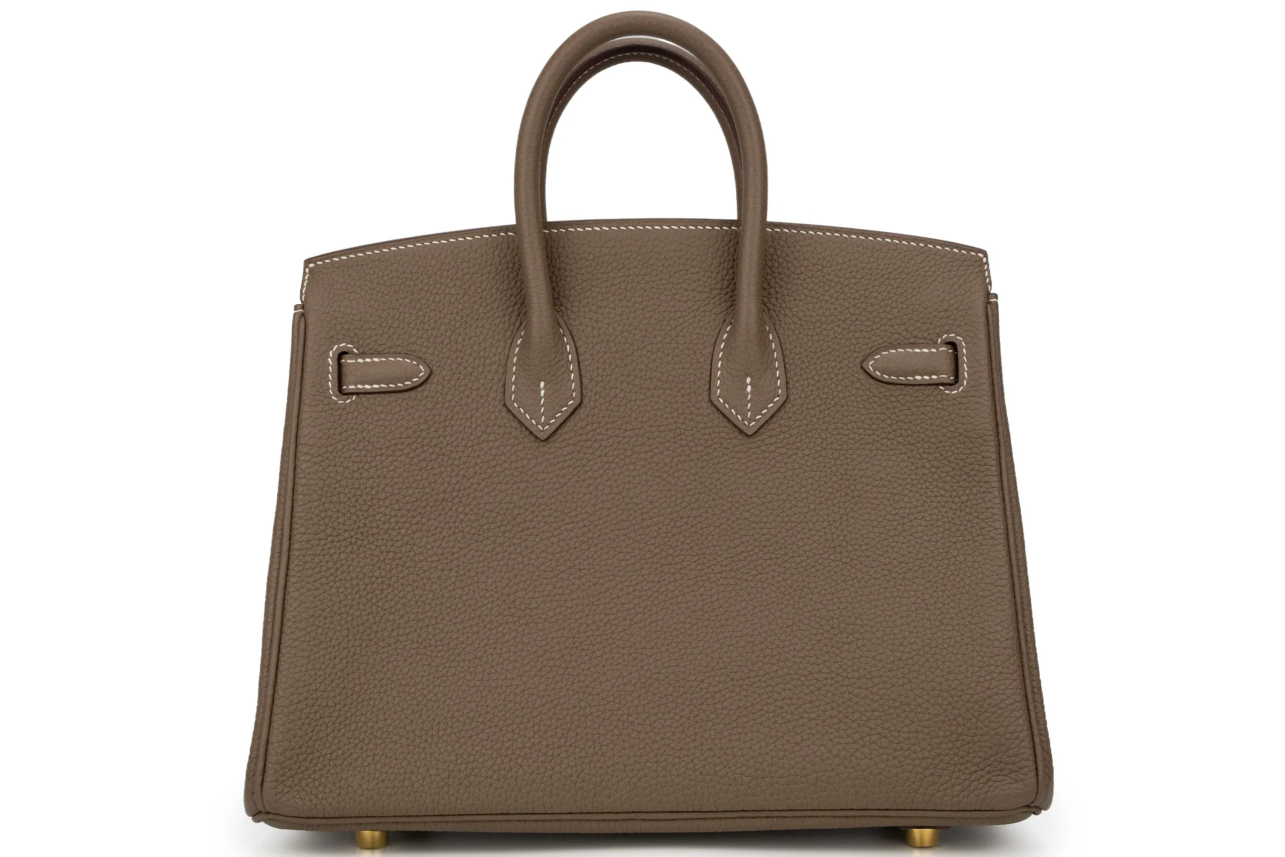 Hermès Birkin 25 Retourne Togo Etoupe GHW