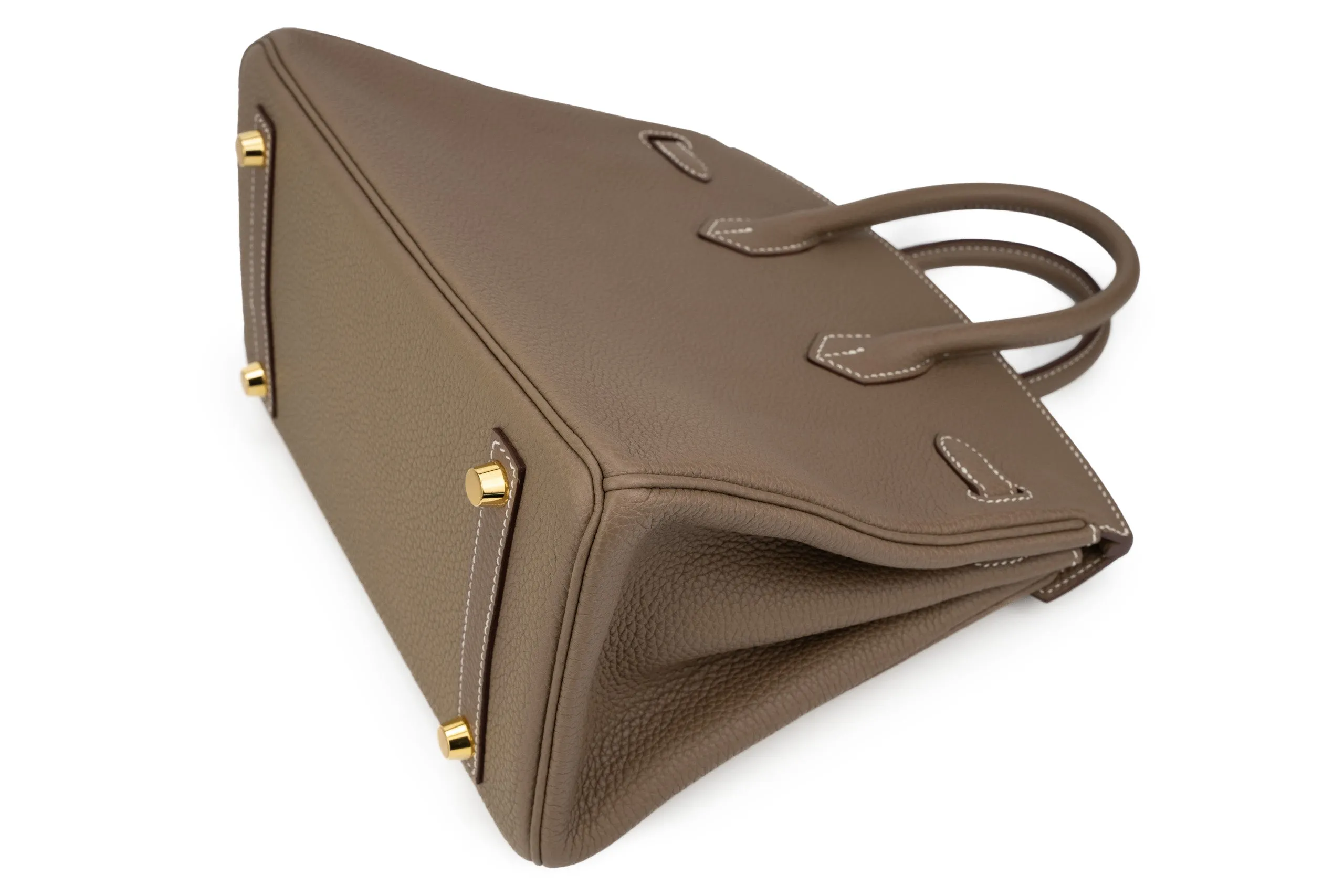 Hermès Birkin 25 Retourne Togo Etoupe GHW