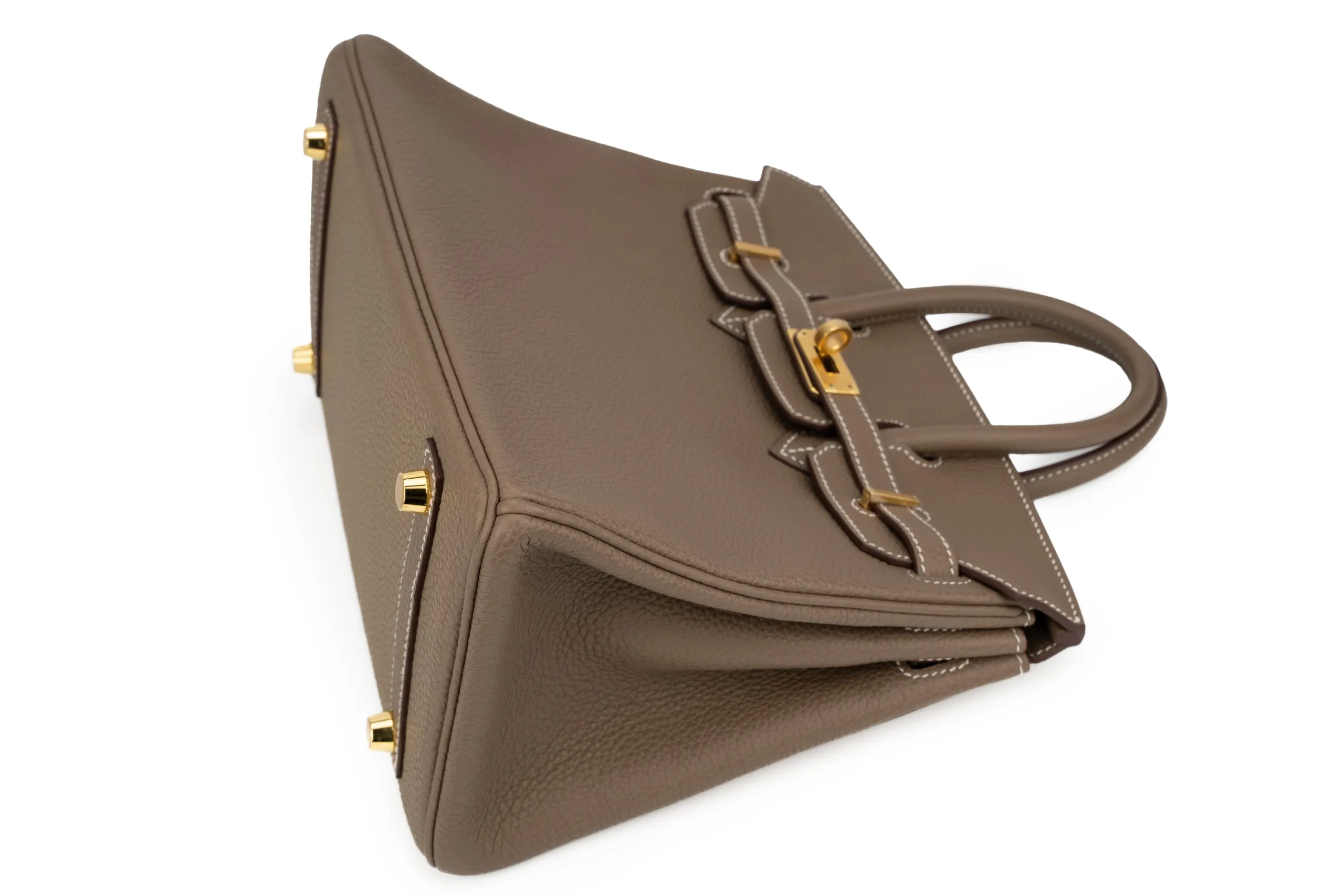 Hermès Birkin 25 Retourne Togo Etoupe GHW