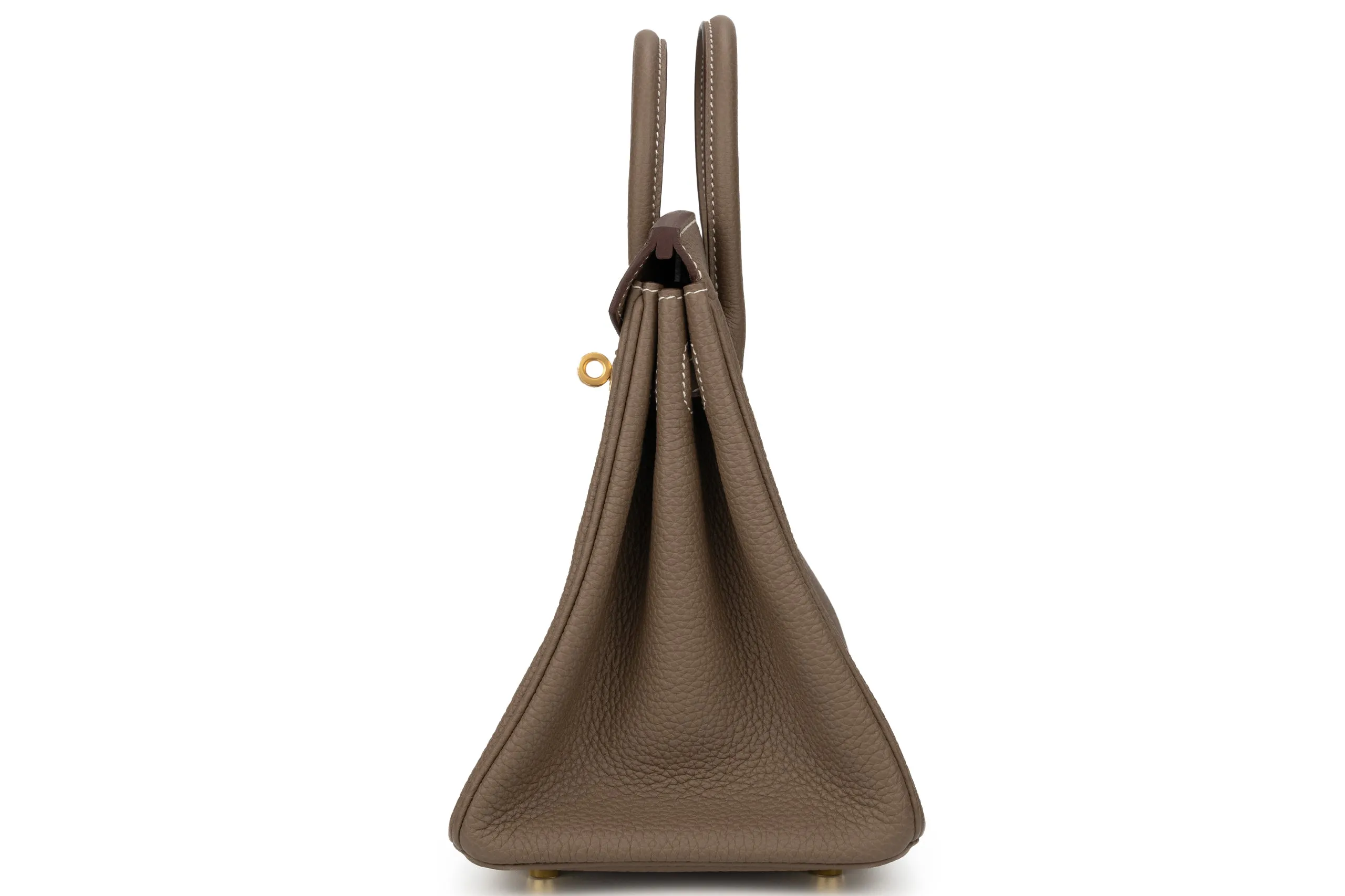 Hermès Birkin 25 Retourne Togo Etoupe GHW