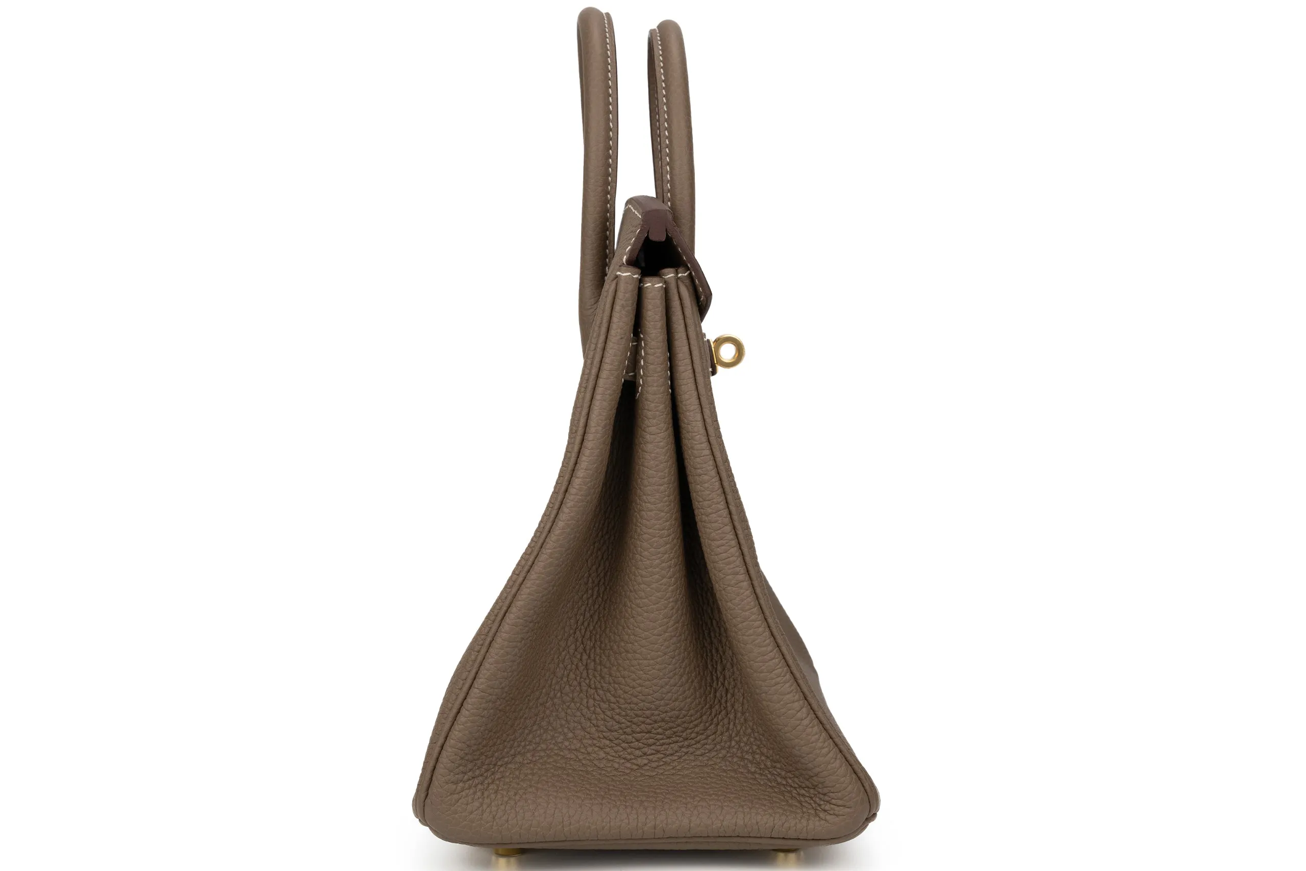Hermès Birkin 25 Retourne Togo Etoupe GHW
