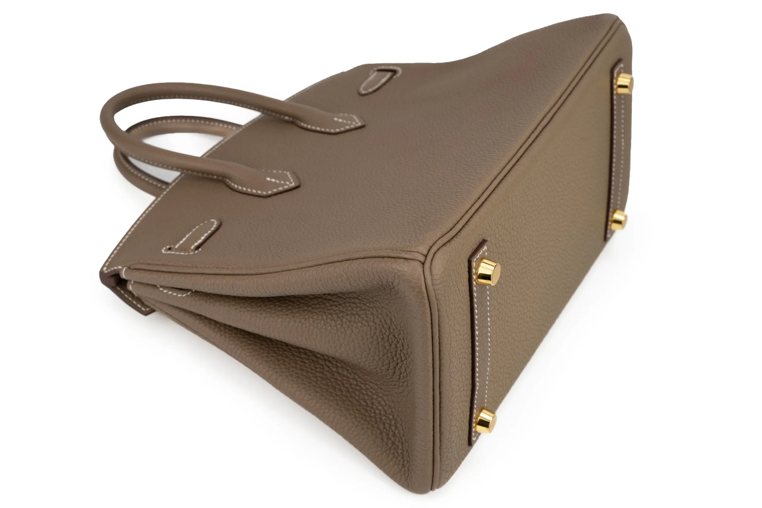 Hermès Birkin 25 Retourne Togo Etoupe GHW