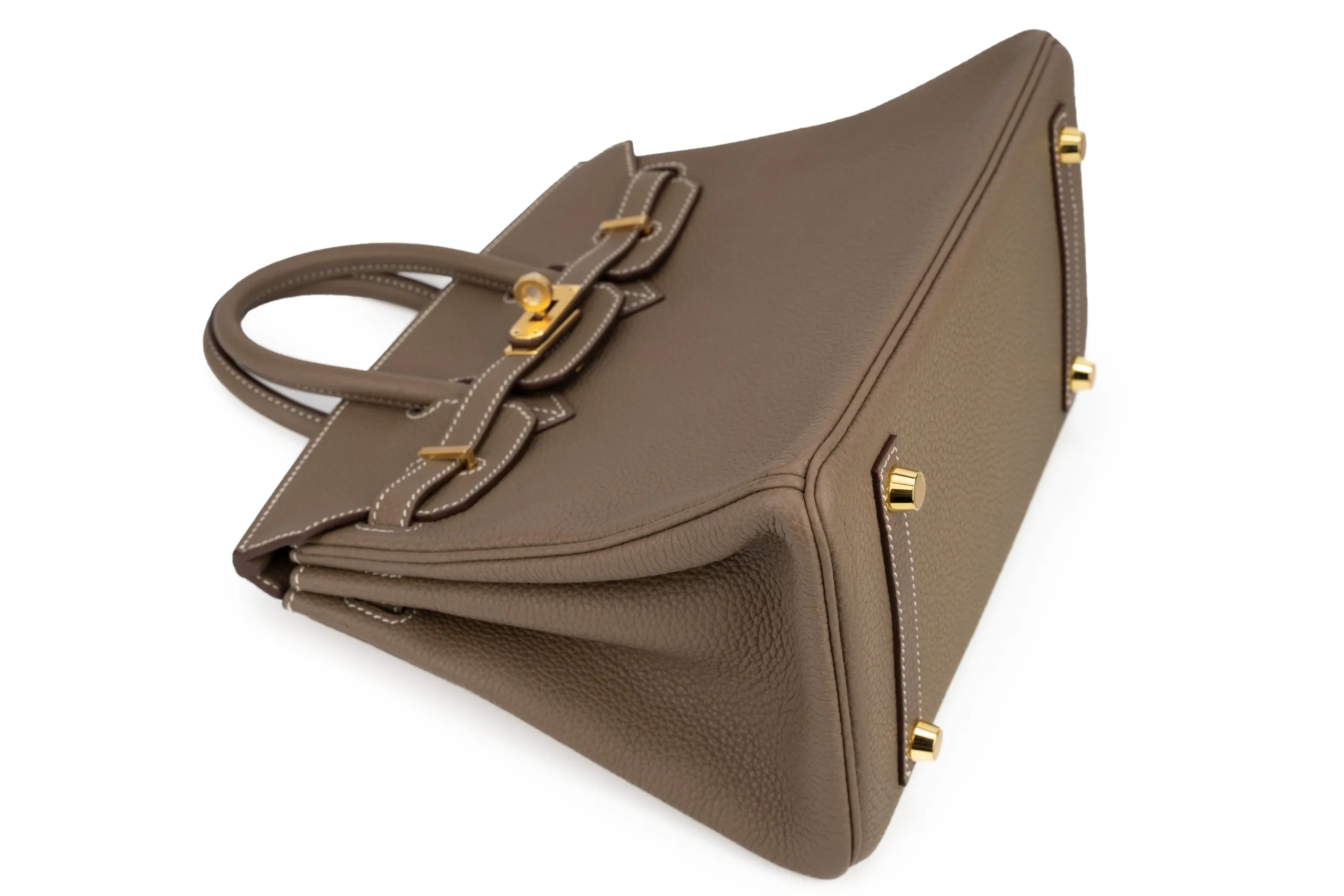Hermès Birkin 25 Retourne Togo Etoupe GHW