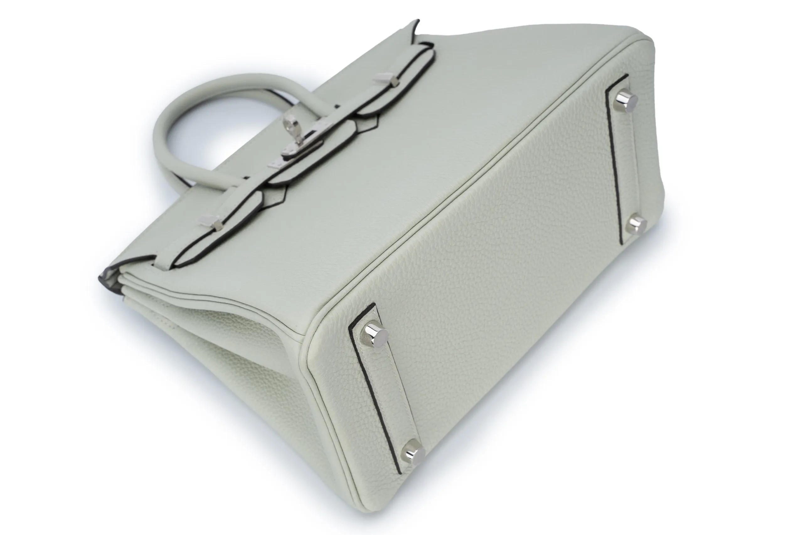 Hermès Birkin 25 Togo Gris Neve PHW